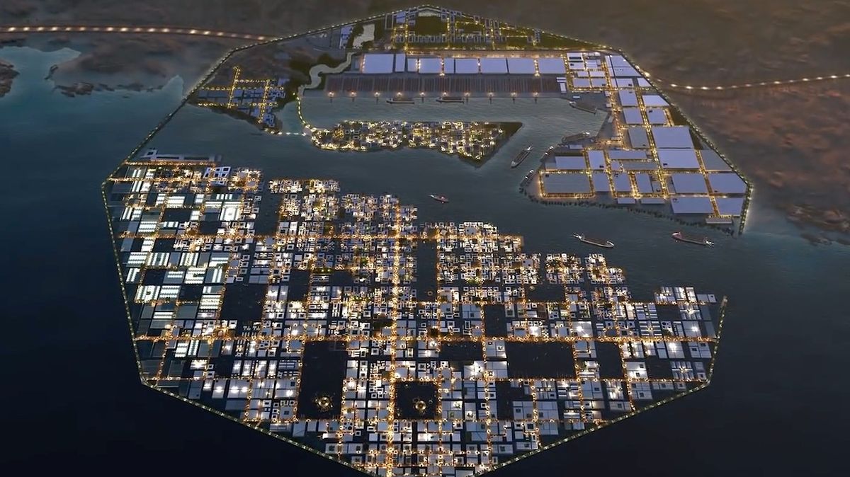 Konkurence Dubaje? Saúdská Arábie plánuje zbudovat obří plovoucí město